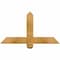 Ekena Millwork Eugene Rough Sawn Timber Gable Bracket, Western Red Cedar, 36"W x 19"H x 2"D x 4"F, 13/12 Pitch GBW036X19X0204EUG00RWR - alternate 1